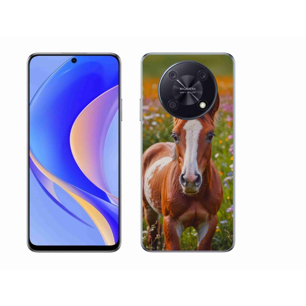 Gelový kryt mmCase na Huawei Nova Y90 - roztomilé hříbě