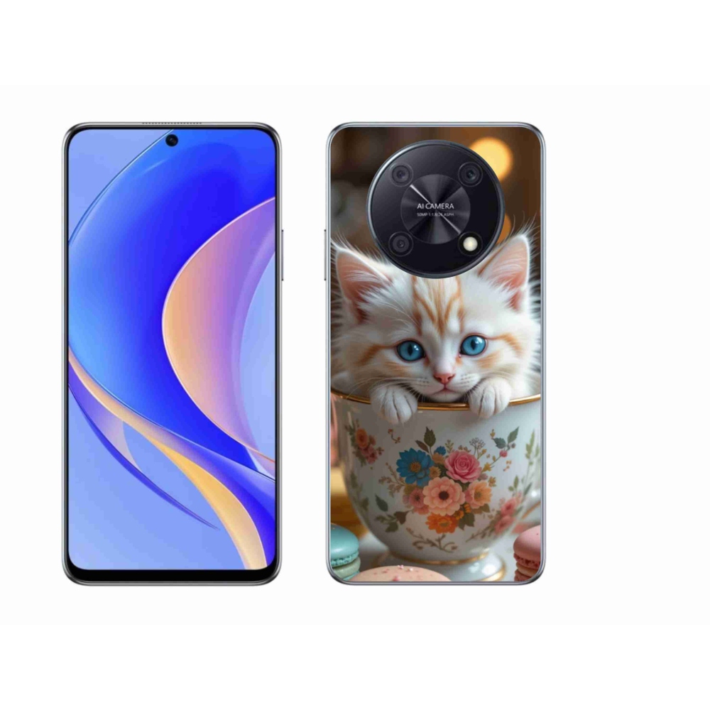 Gelový kryt mmCase na Huawei Nova Y90 - roztomilé kotě 6
