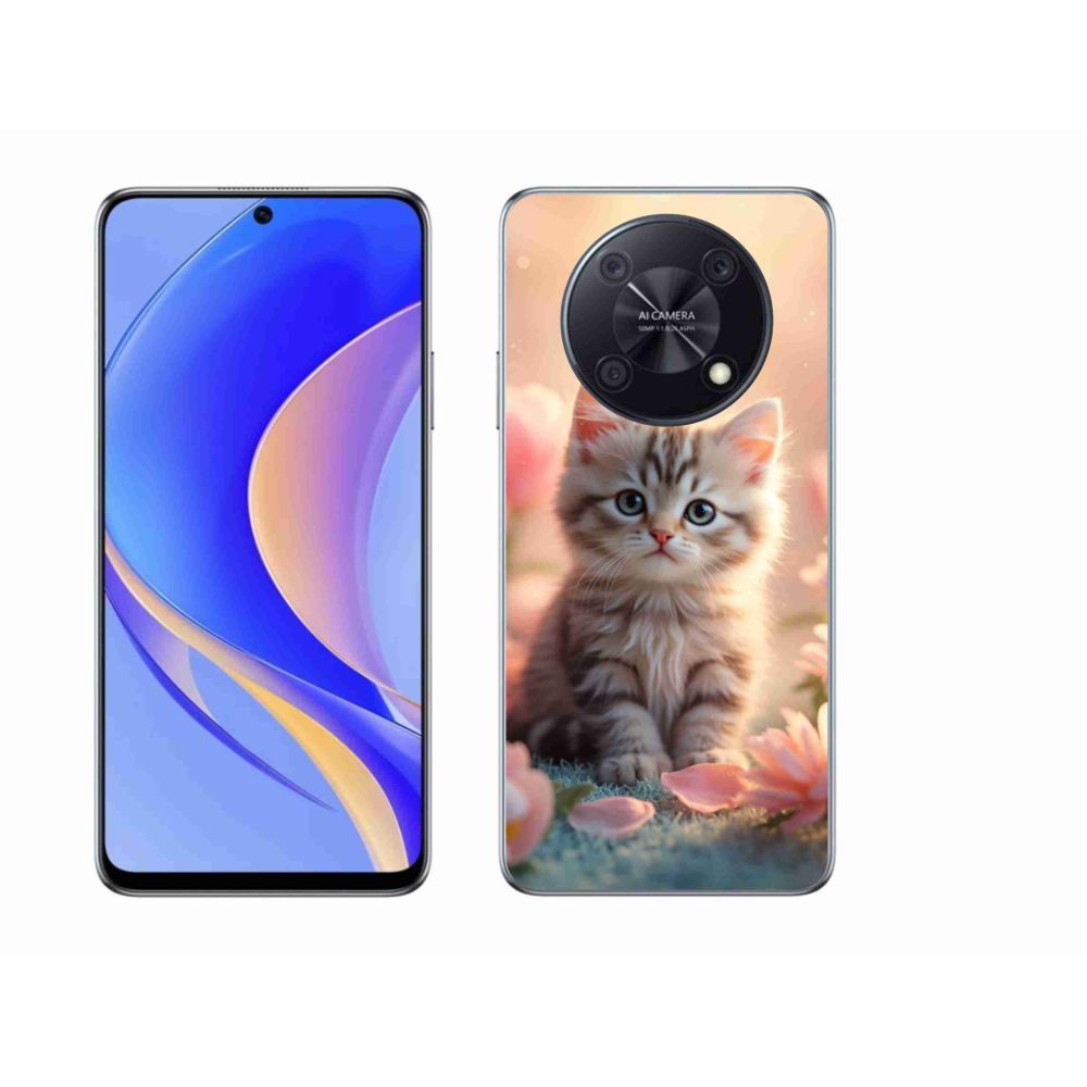 Gelový kryt mmCase na Huawei Nova Y90 - roztomilé kotě 8
