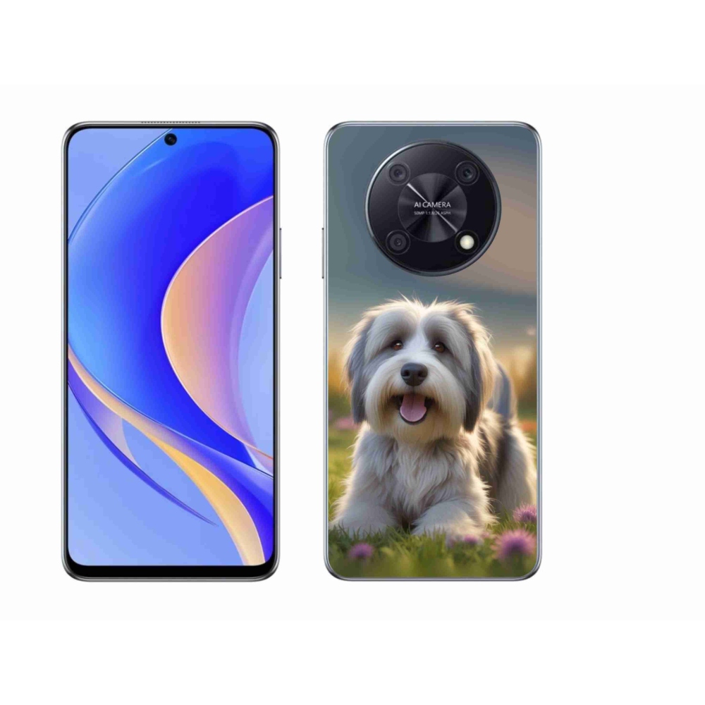 Gelový kryt mmCase na Huawei Nova Y90 - roztomilý havanský psík