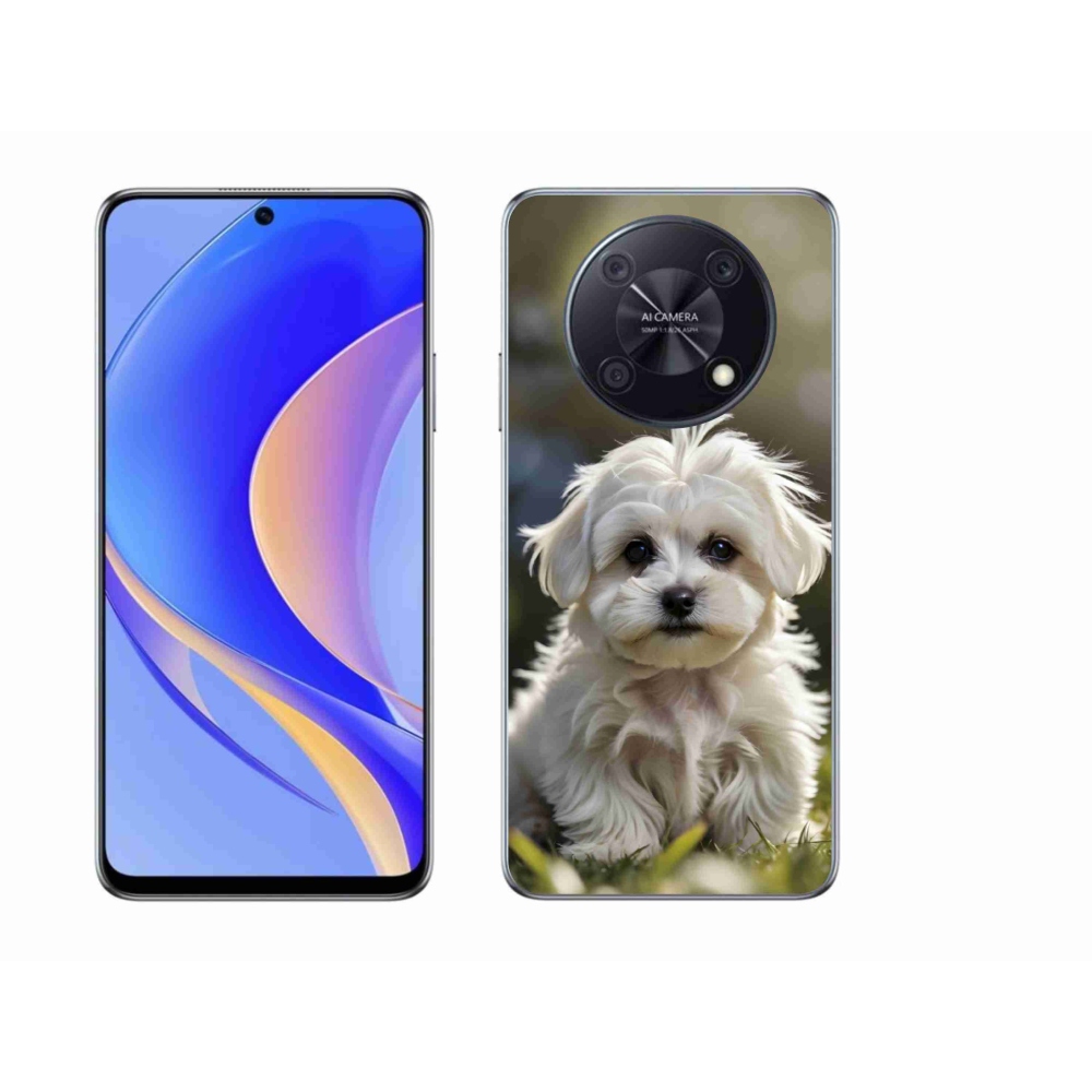 Gelový kryt mmCase na Huawei Nova Y90 - roztomilý maltézský psík