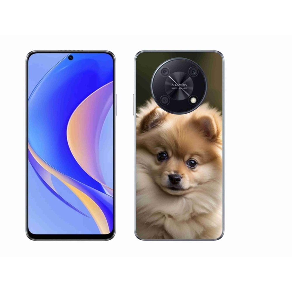 Gelový kryt mmCase na Huawei Nova Y90 - roztomilý pomeranian 2