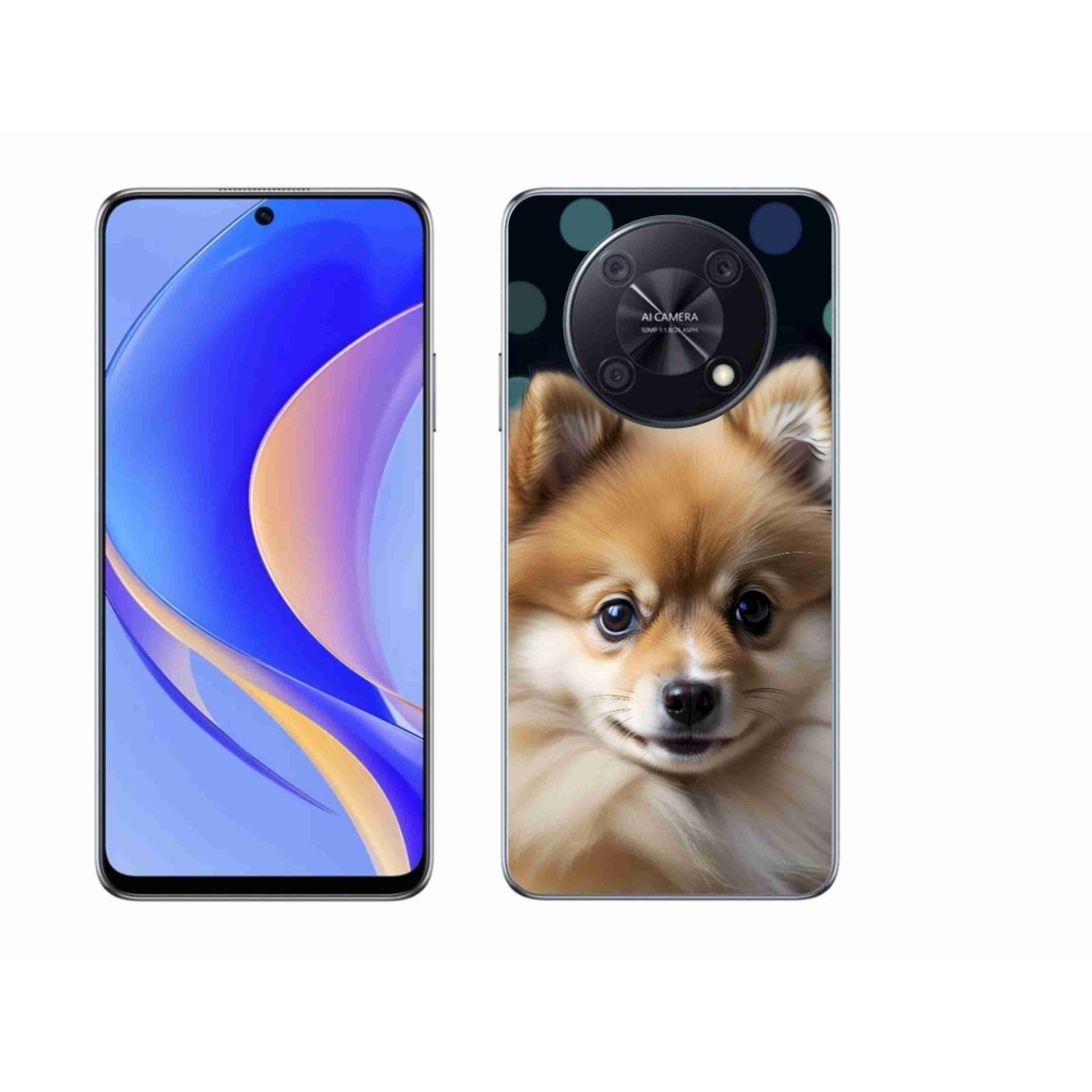 Gelový kryt mmCase na Huawei Nova Y90 - roztomilý pomeranian