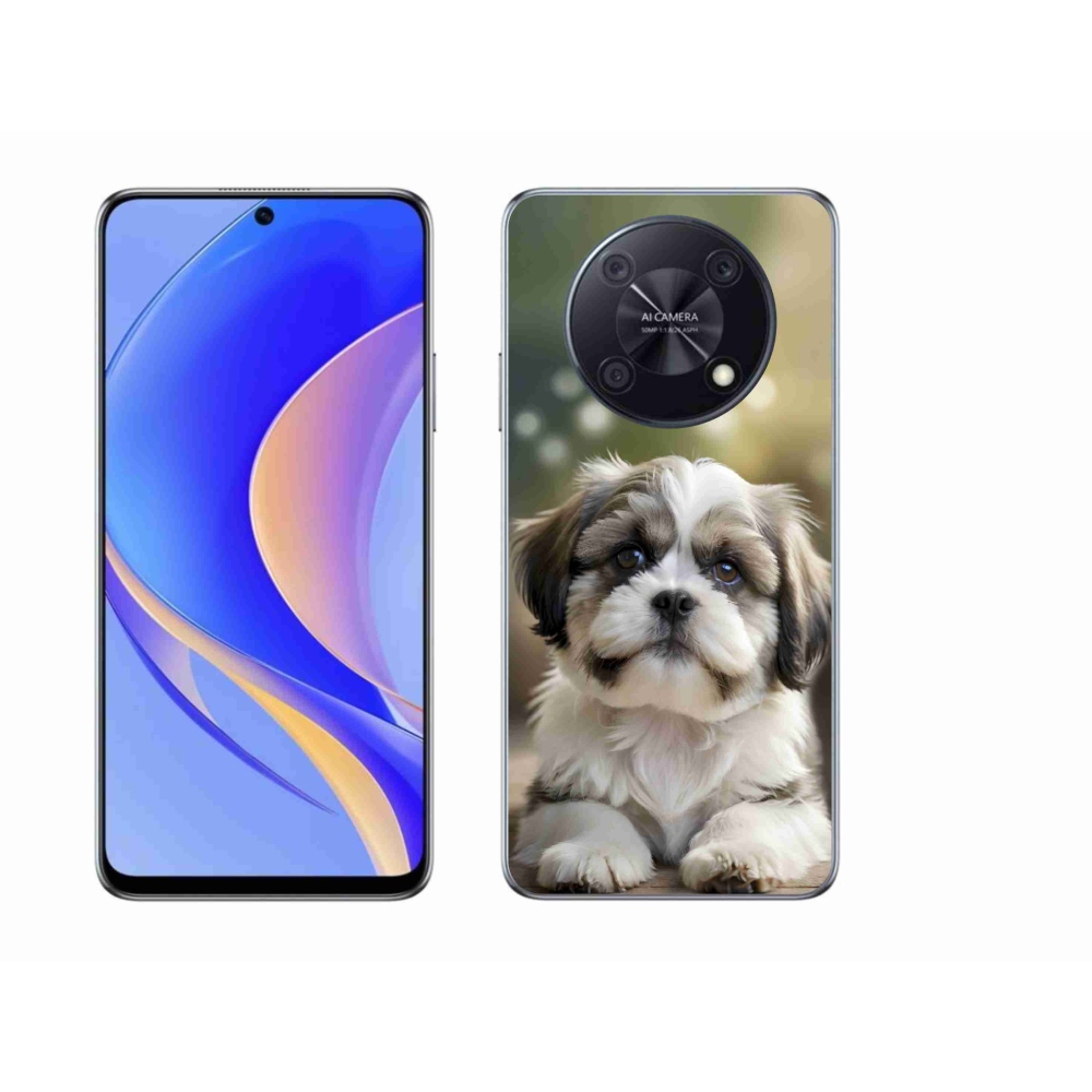Gelový kryt mmCase na Huawei Nova Y90 - roztomilý shih-tzu