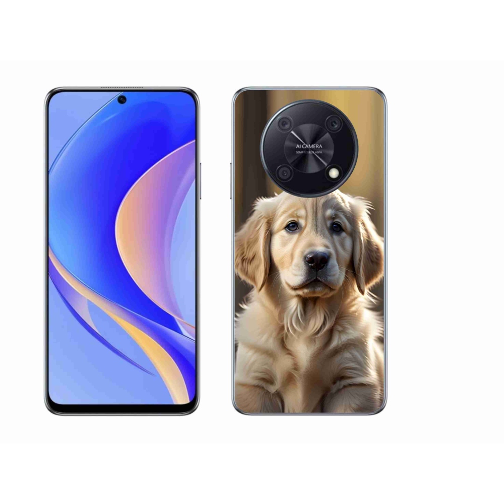 Gelový kryt mmCase na Huawei Nova Y90 - roztomilý zlatý retrívr