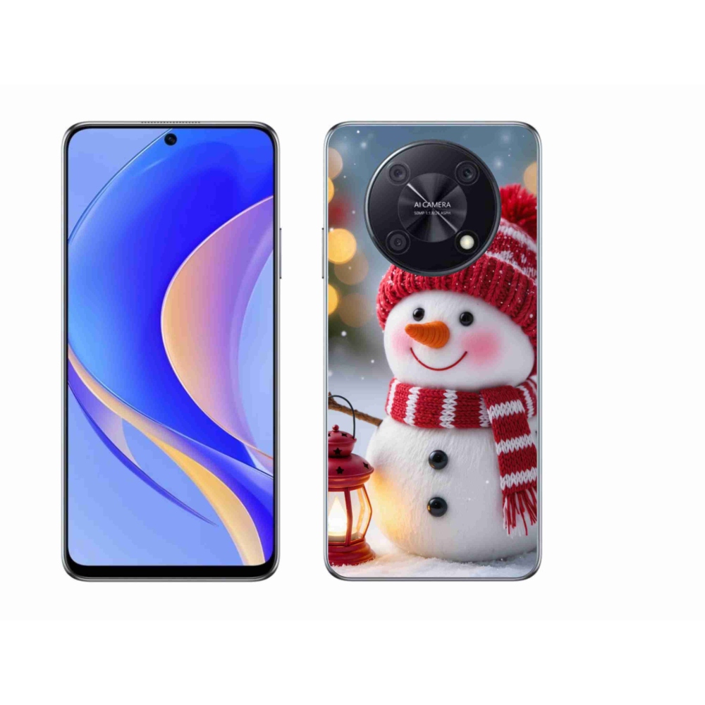 Gelový kryt mmCase na Huawei Nova Y90 - sněhulák 2