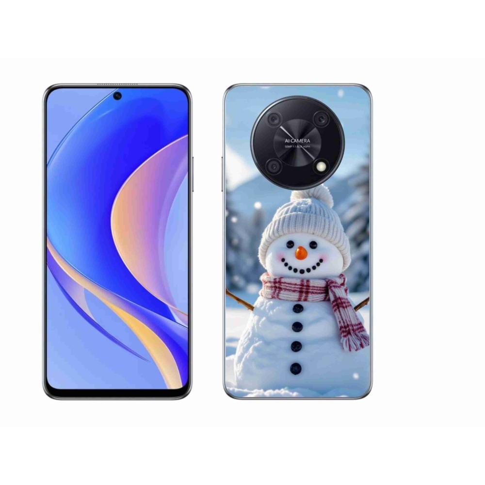Gelový kryt mmCase na Huawei Nova Y90 - sněhulák 3