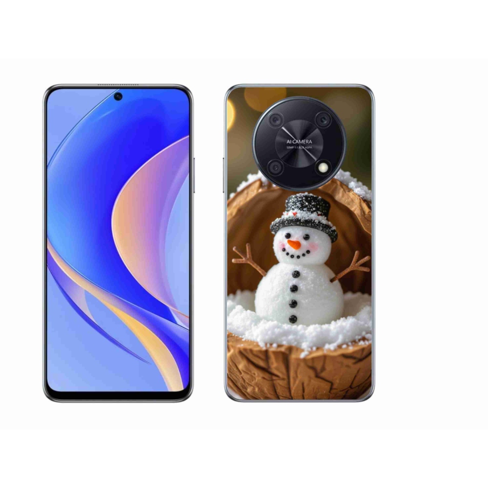 Gelový kryt mmCase na Huawei Nova Y90 - sněhulák 4