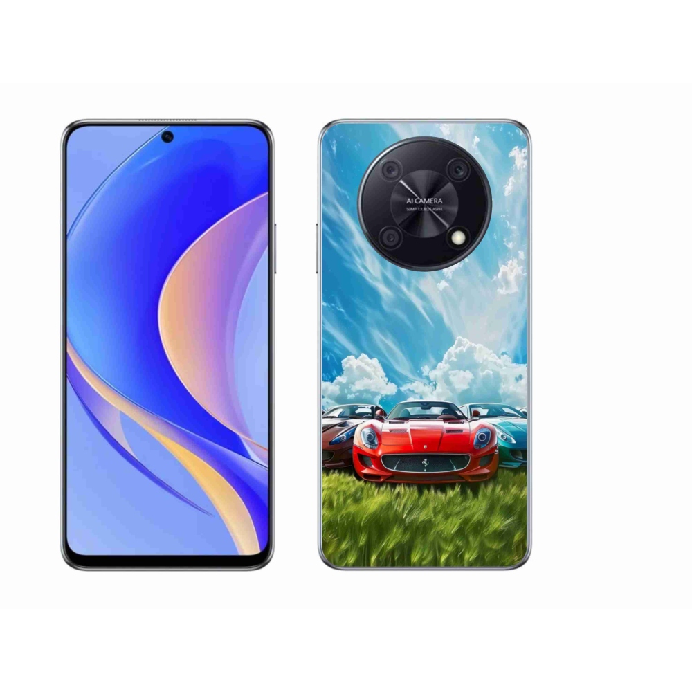 Gelový kryt mmCase na Huawei Nova Y90 - sportovní vozy