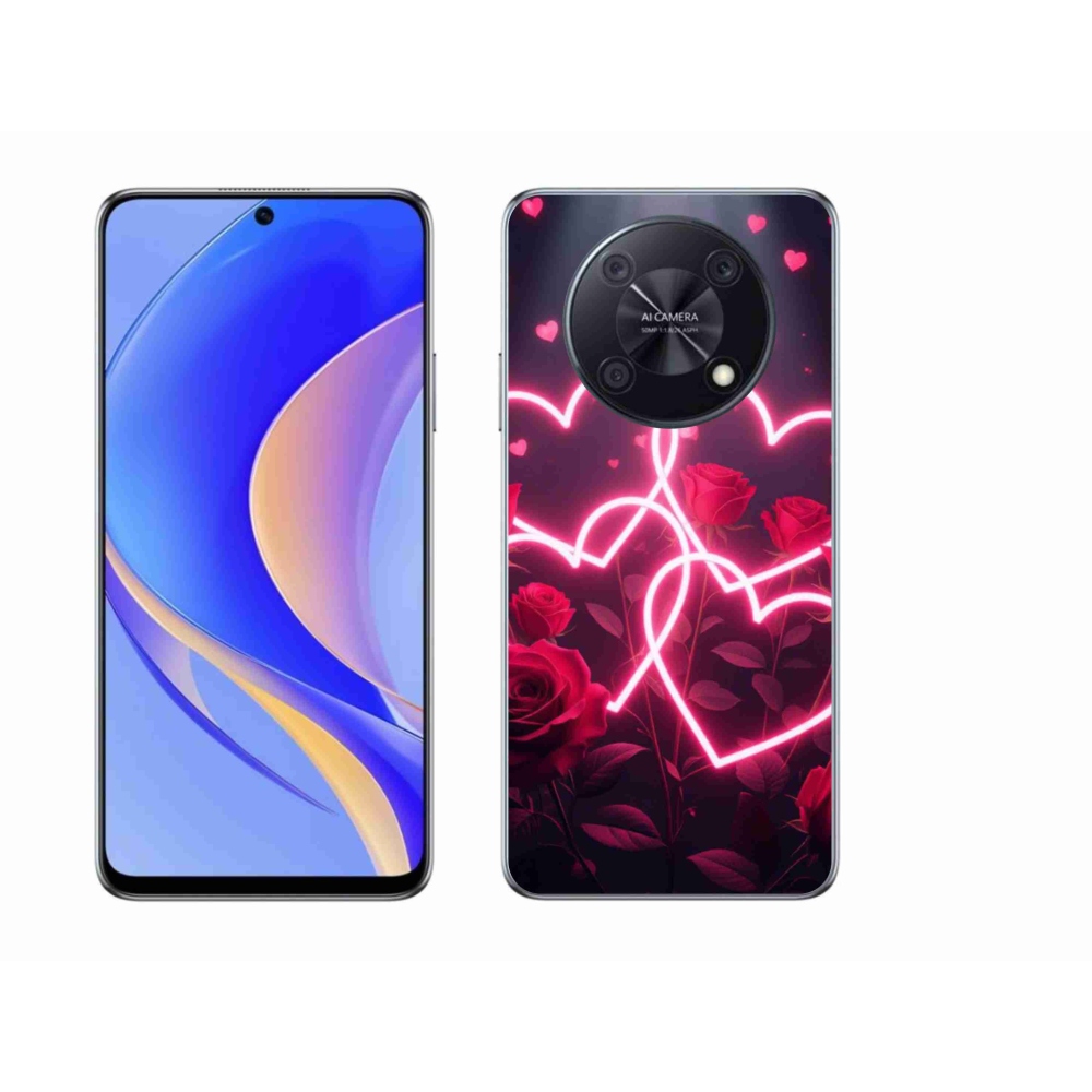 Gelový kryt mmCase na Huawei Nova Y90 - srdce lásky