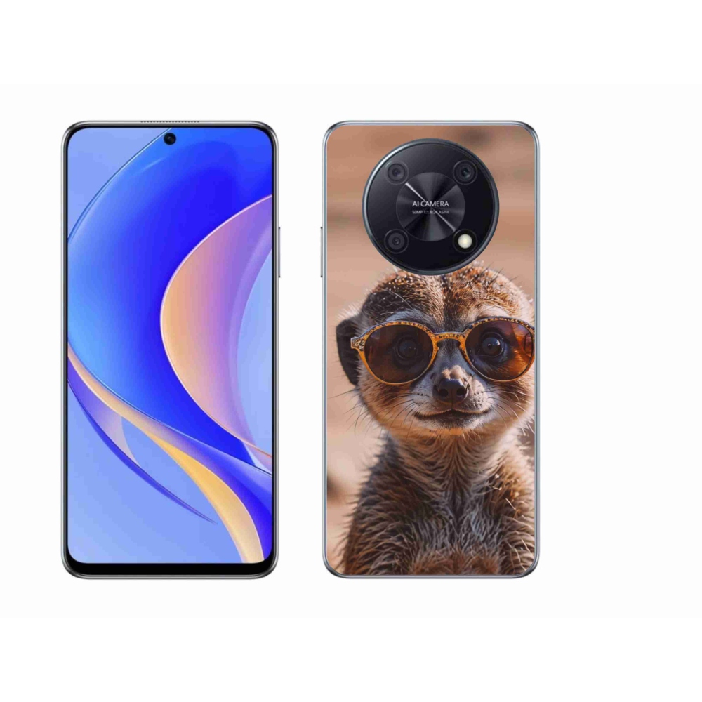 Gelový kryt mmCase na Huawei Nova Y90 - stylová surikata