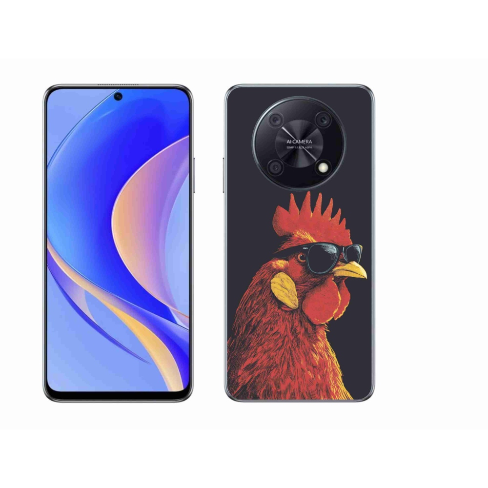Gelový kryt mmCase na Huawei Nova Y90 - stylový kohout