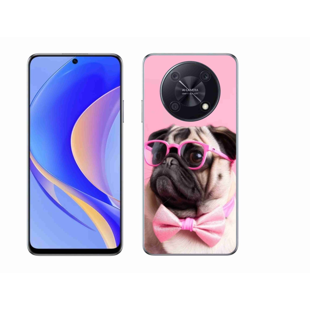 Gelový kryt mmCase na Huawei Nova Y90 - stylový mops