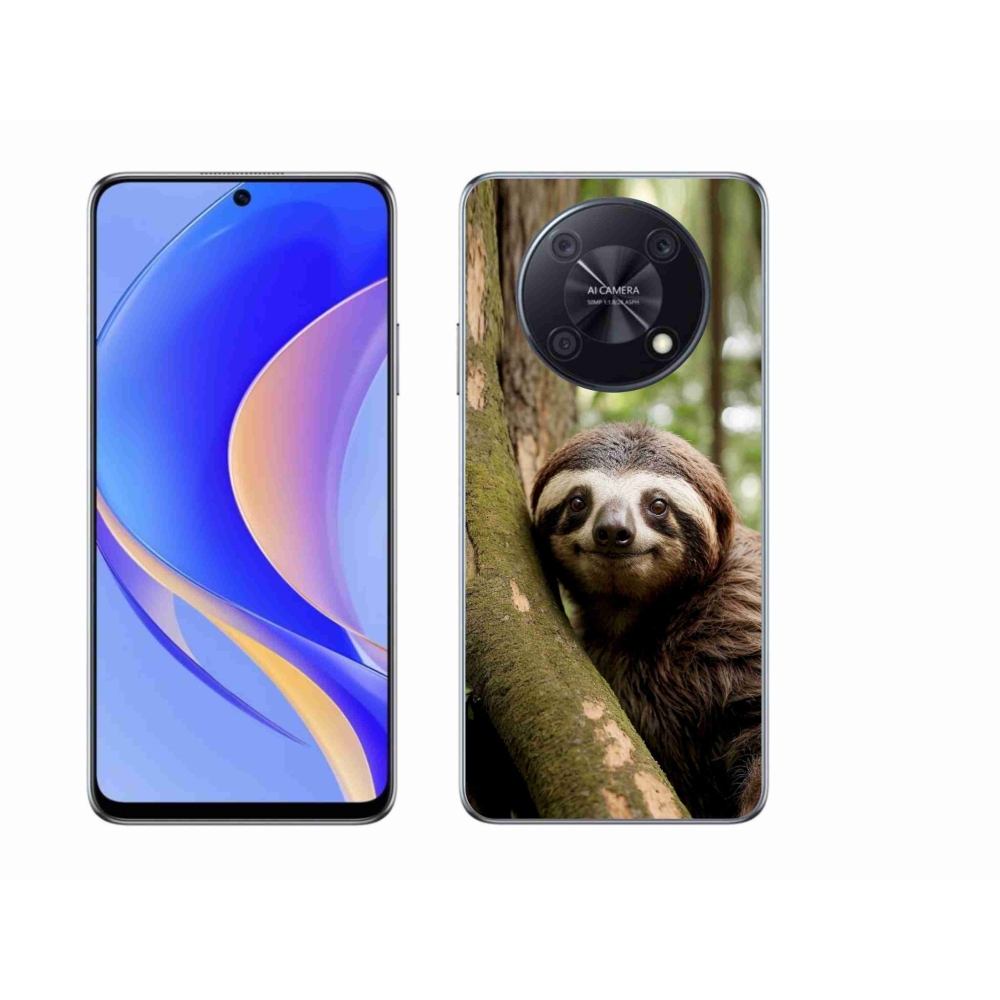 Gelový kryt mmCase na Huawei Nova Y90 - usměvavý lenochod