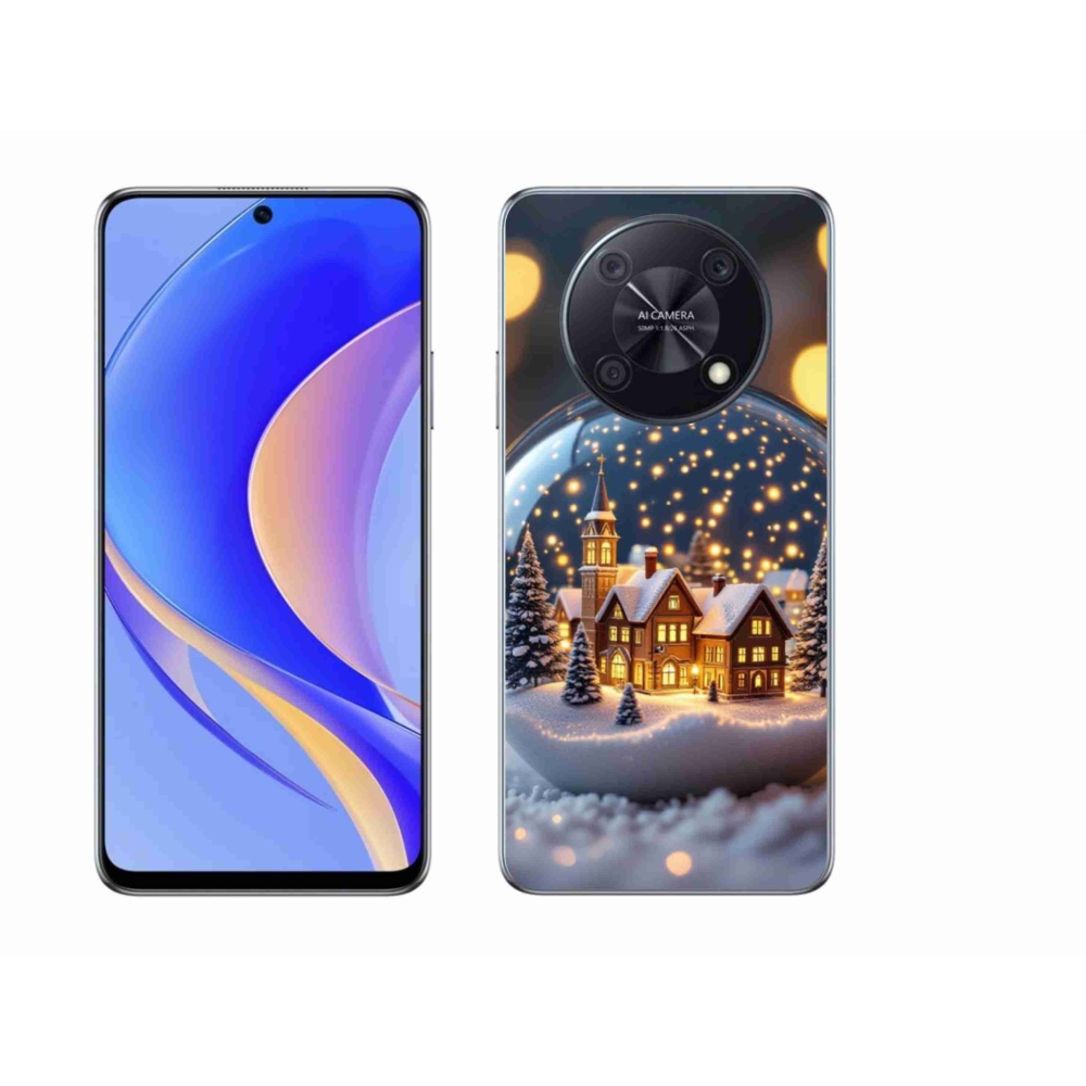 Gelový kryt mmCase na Huawei Nova Y90 - vánoční koule 4