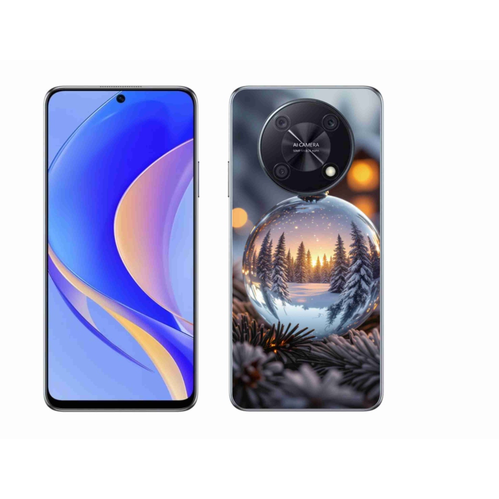 Gelový kryt mmCase na Huawei Nova Y90 - vánoční ozdoba