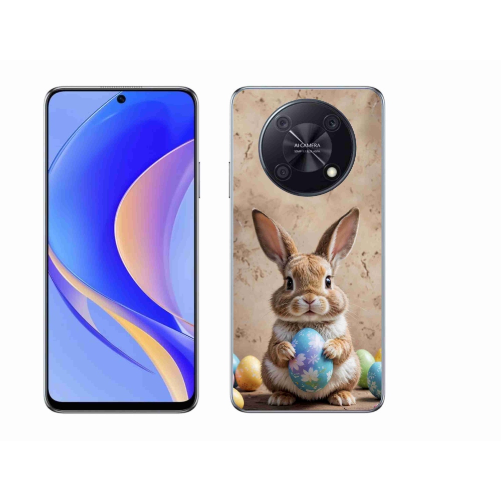 Gelový kryt mmCase na Huawei Nova Y90 - velikonoční králíček
