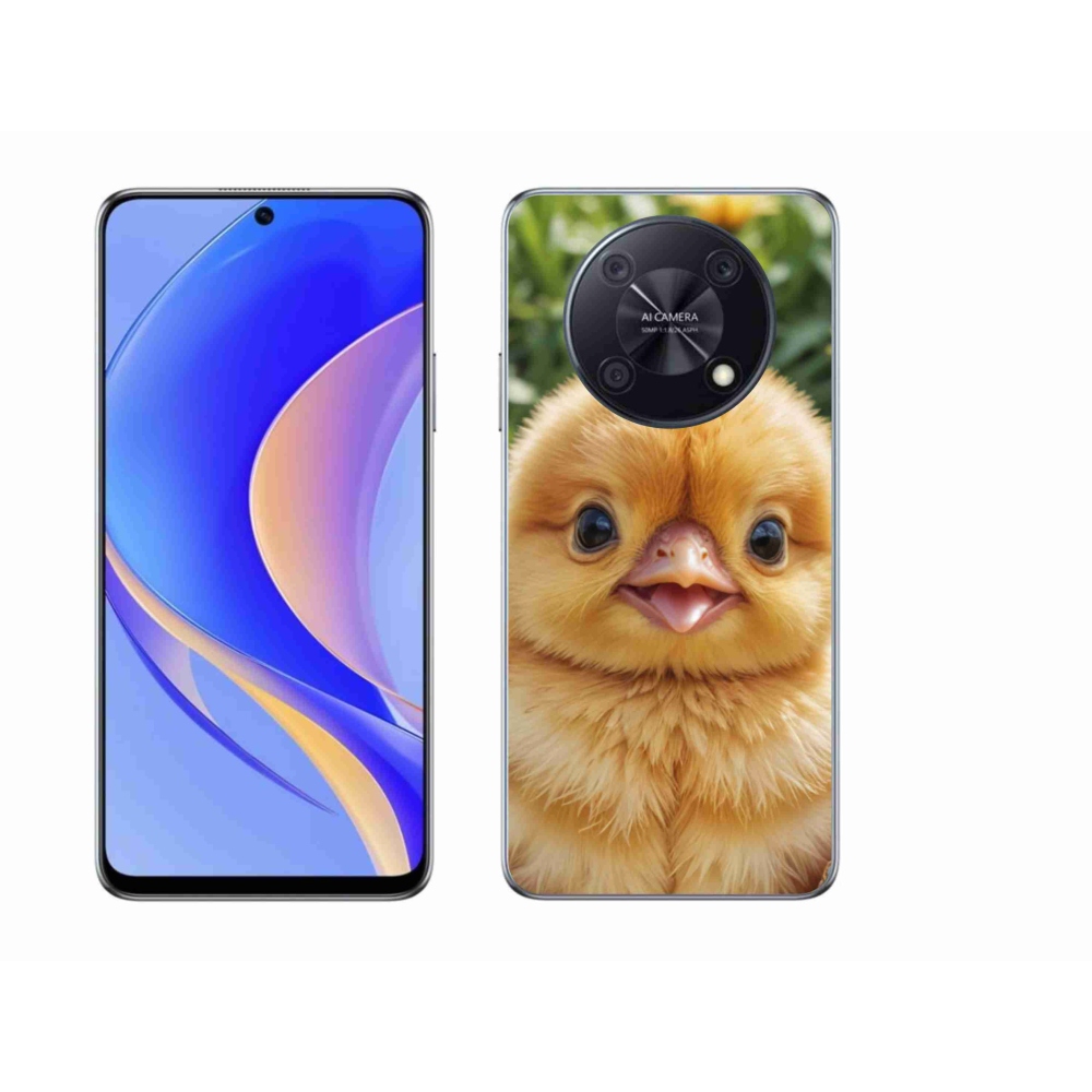 Gelový kryt mmCase na Huawei Nova Y90 - veselé kuřátko