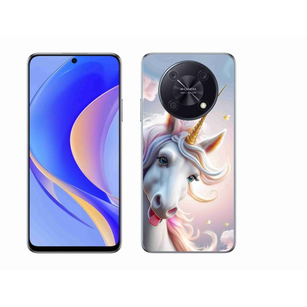 Gelový kryt mmCase na Huawei Nova Y90 - veselý jednorožec
