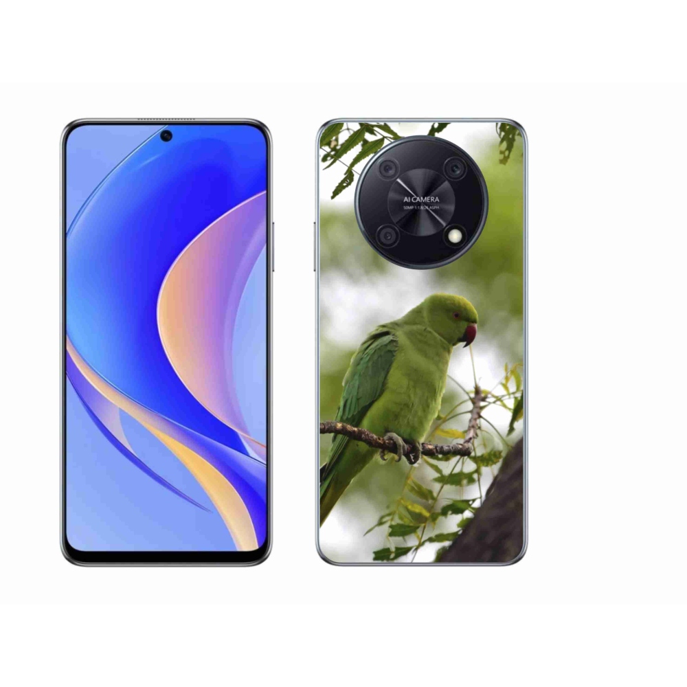 Gelový kryt mmCase na Huawei Nova Y90 - zelený papoušek