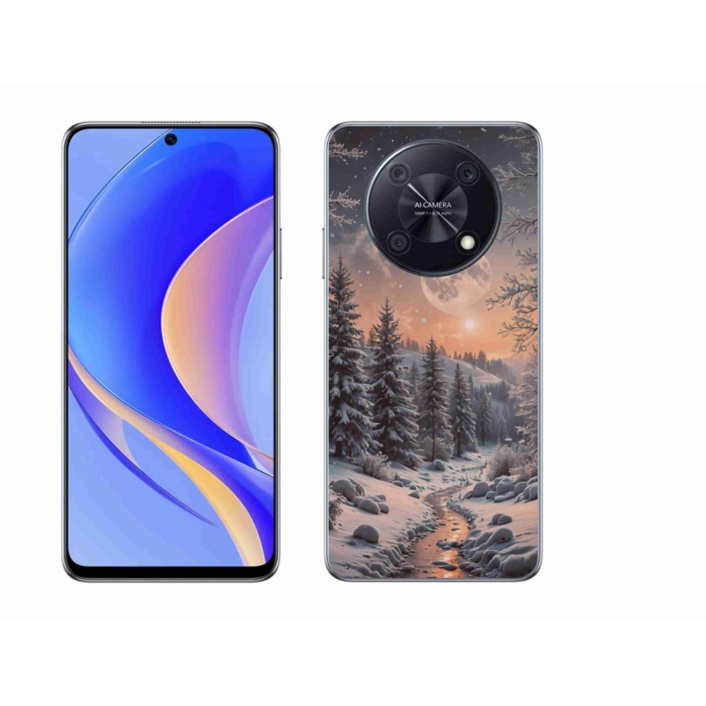 Gelový kryt mmCase na Huawei Nova Y90 - zimní krajina 2