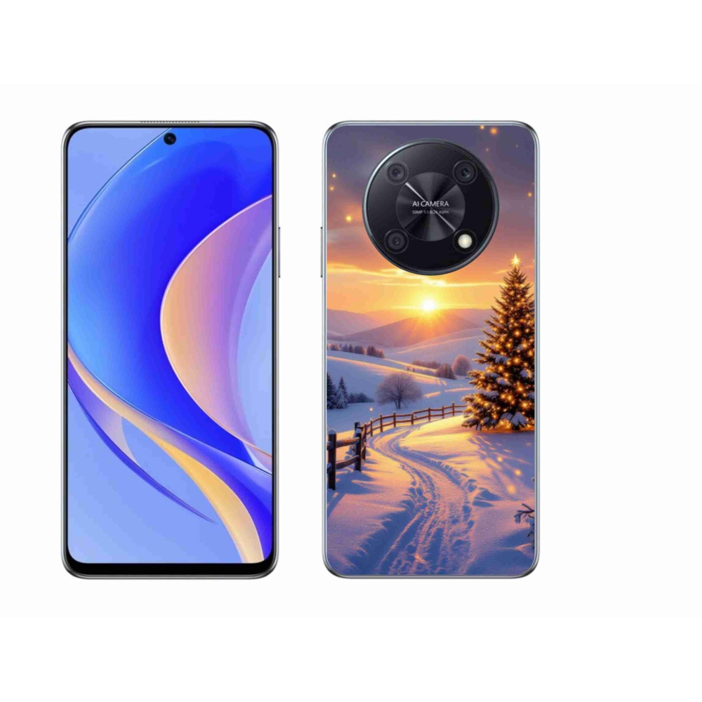 Gelový kryt mmCase na Huawei Nova Y90 - zimní krajina