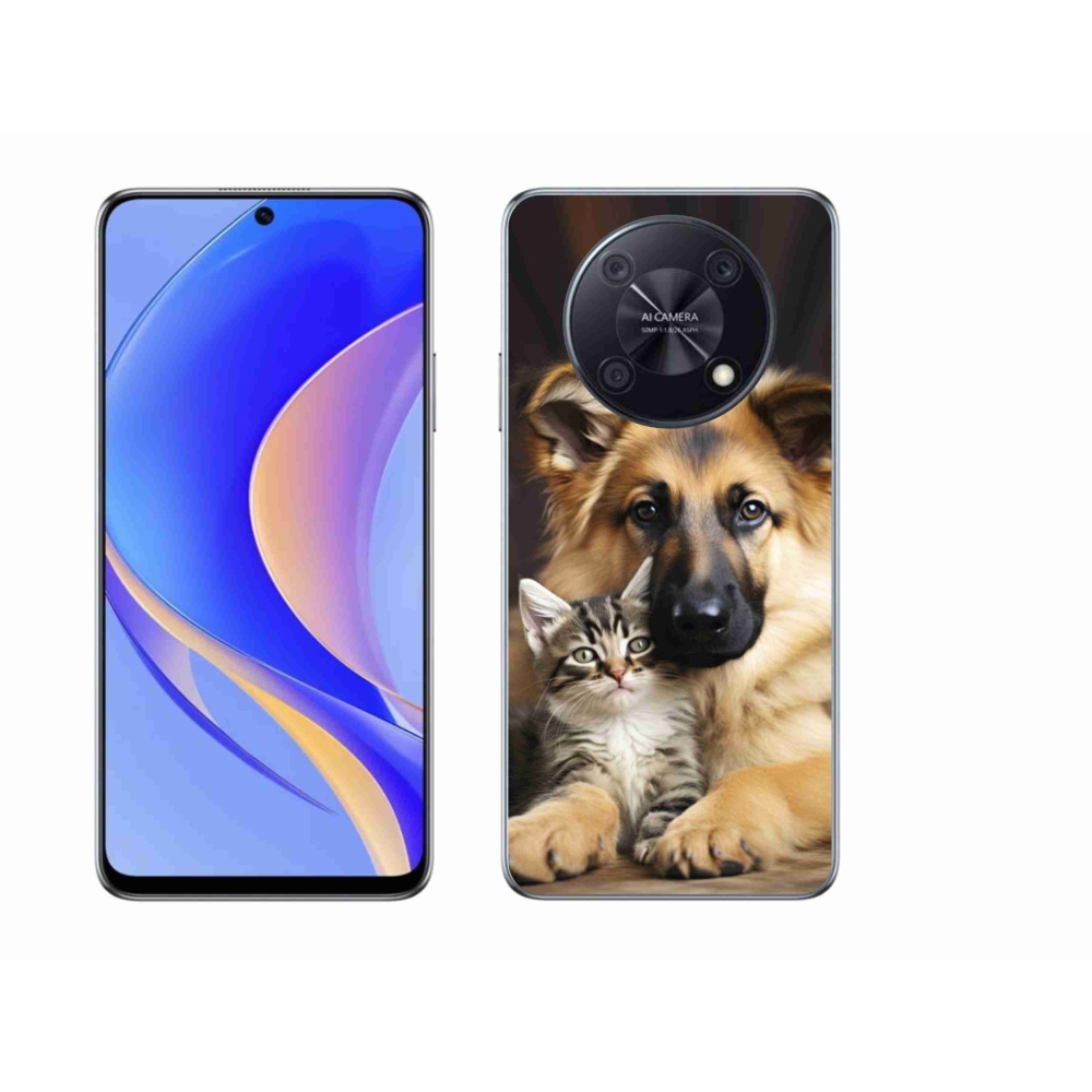 Gelový kryt mmCase na Huawei Nova Y90 - zvířecí přátelství