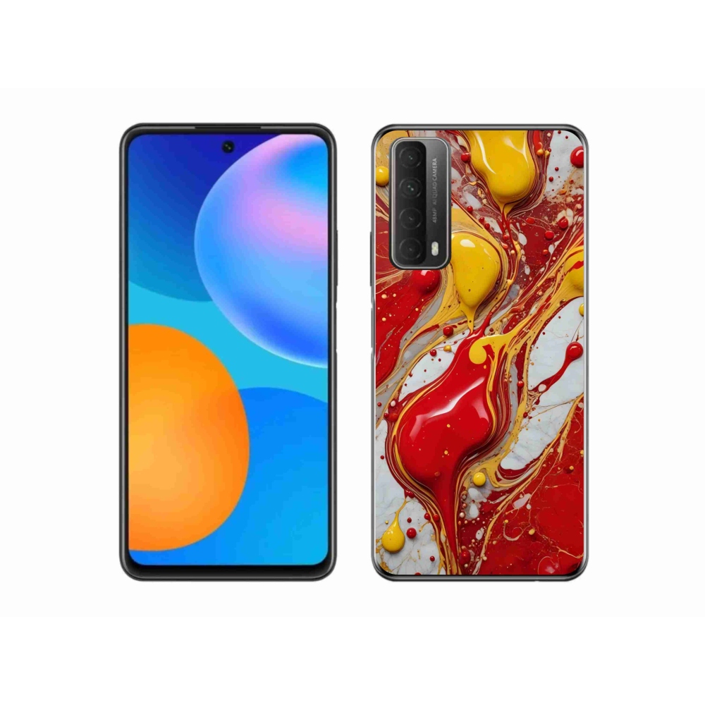 Gelový kryt mmCase na Huawei P Smart (2021) - abstraktní motiv 42