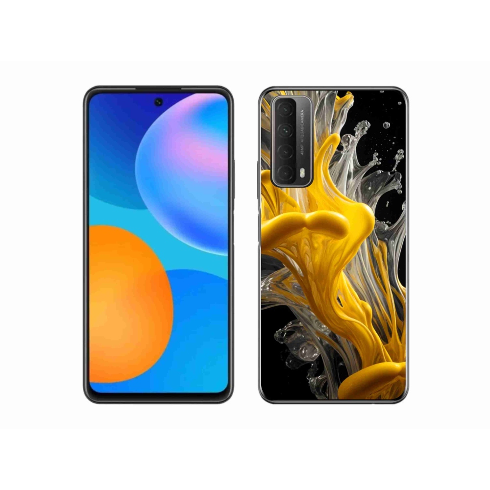 Gelový kryt mmCase na Huawei P Smart (2021) - abstraktní motiv 48