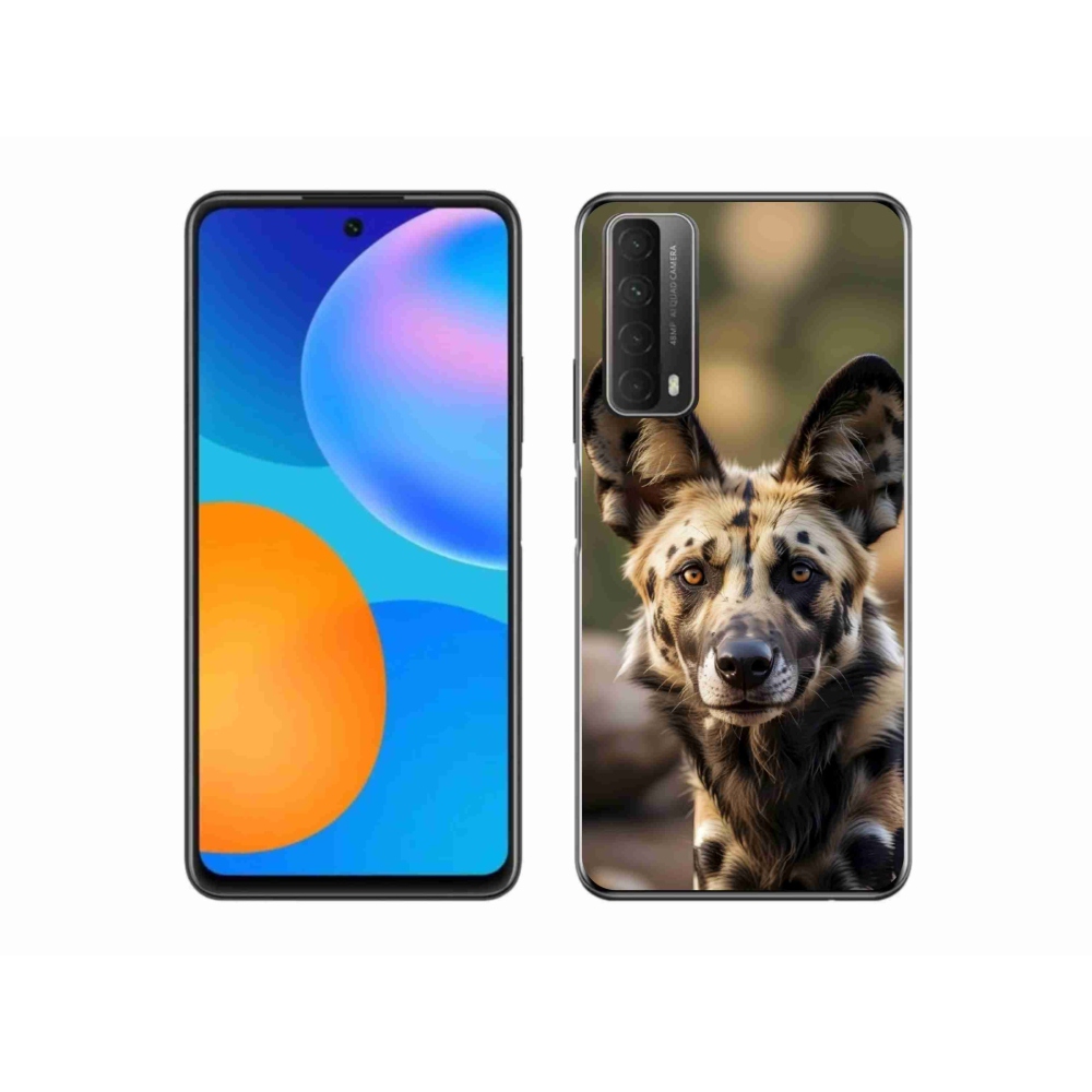 Gelový kryt mmCase na Huawei P Smart (2021) - africký divoký pes