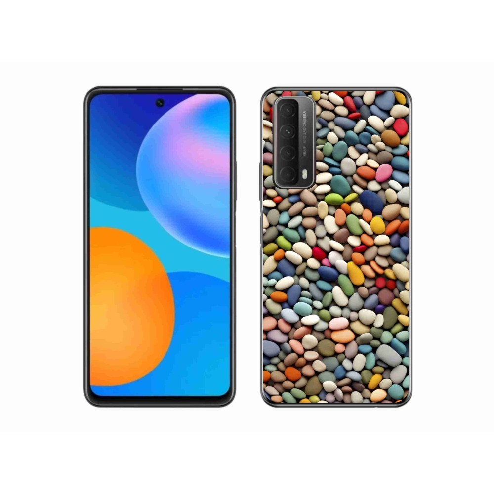 Gelový kryt mmCase na Huawei P Smart (2021) - barevné kamínky 2