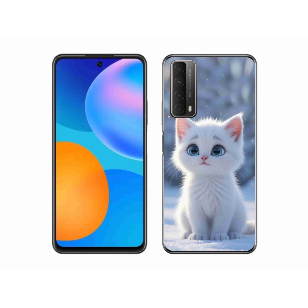 Gelový kryt mmCase na Huawei P Smart (2021) - bílé kotě 3