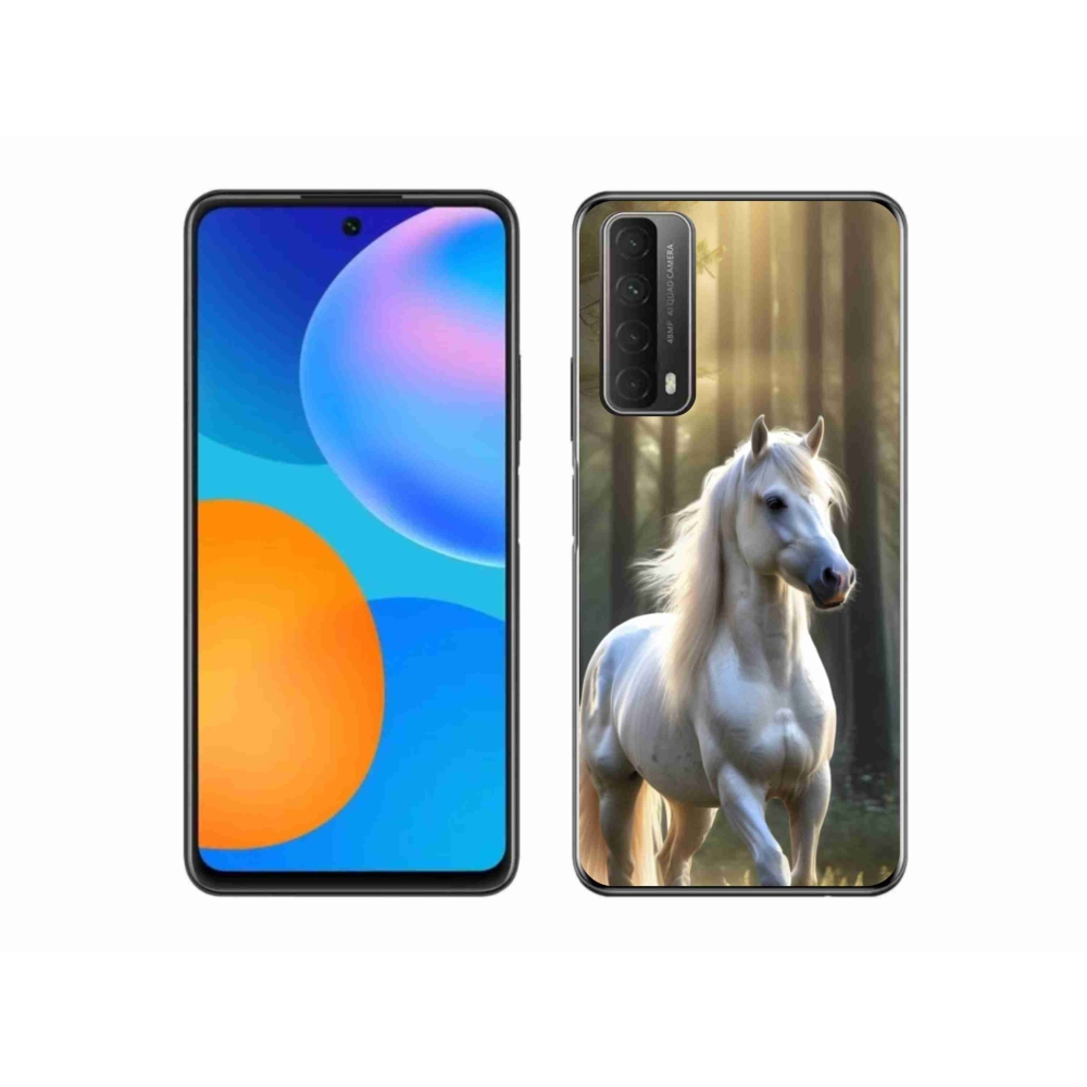 Gelový kryt mmCase na Huawei P Smart (2021) - bílý kůň 3