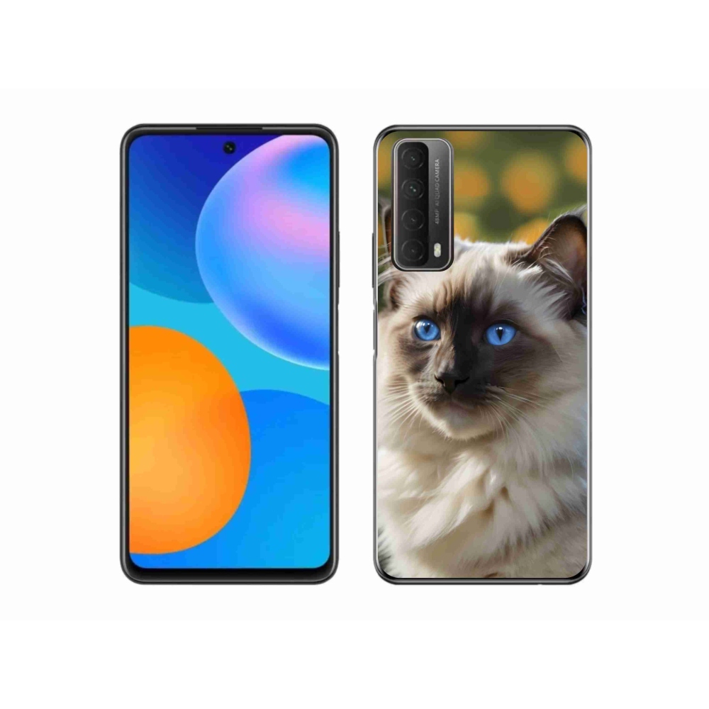 Gelový kryt mmCase na Huawei P Smart (2021) - bílý ragdoll