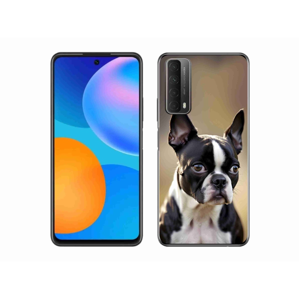 Gelový kryt mmCase na Huawei P Smart (2021) - bostonský teriér
