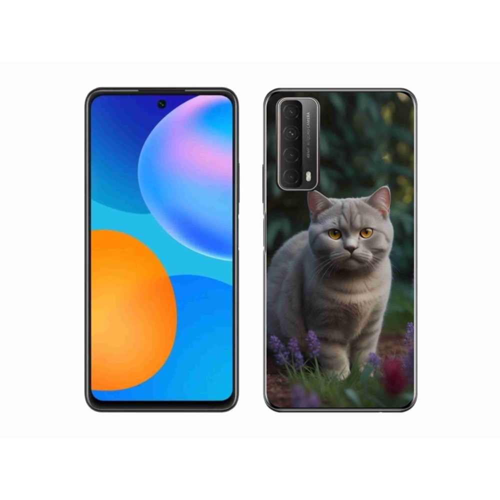Gelový kryt mmCase na Huawei P Smart (2021) - britská kočka
