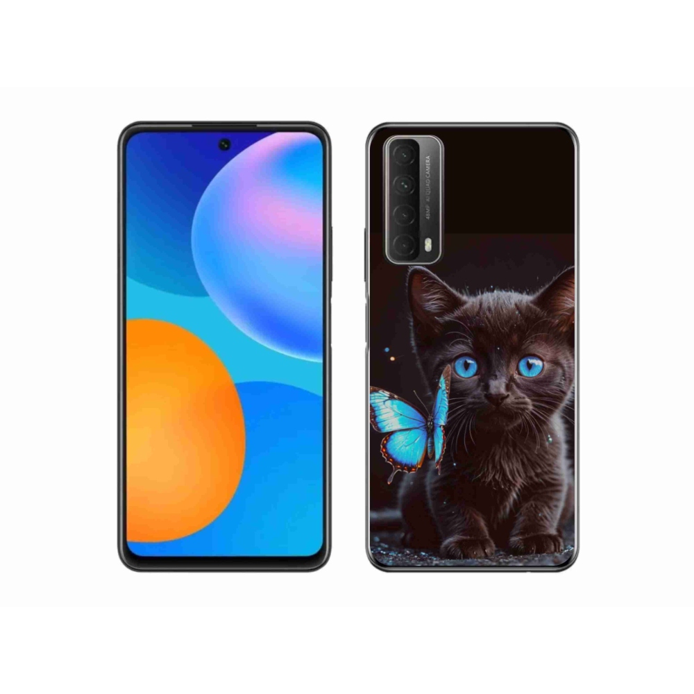 Gelový kryt mmCase na Huawei P Smart (2021) - černé kotě 3