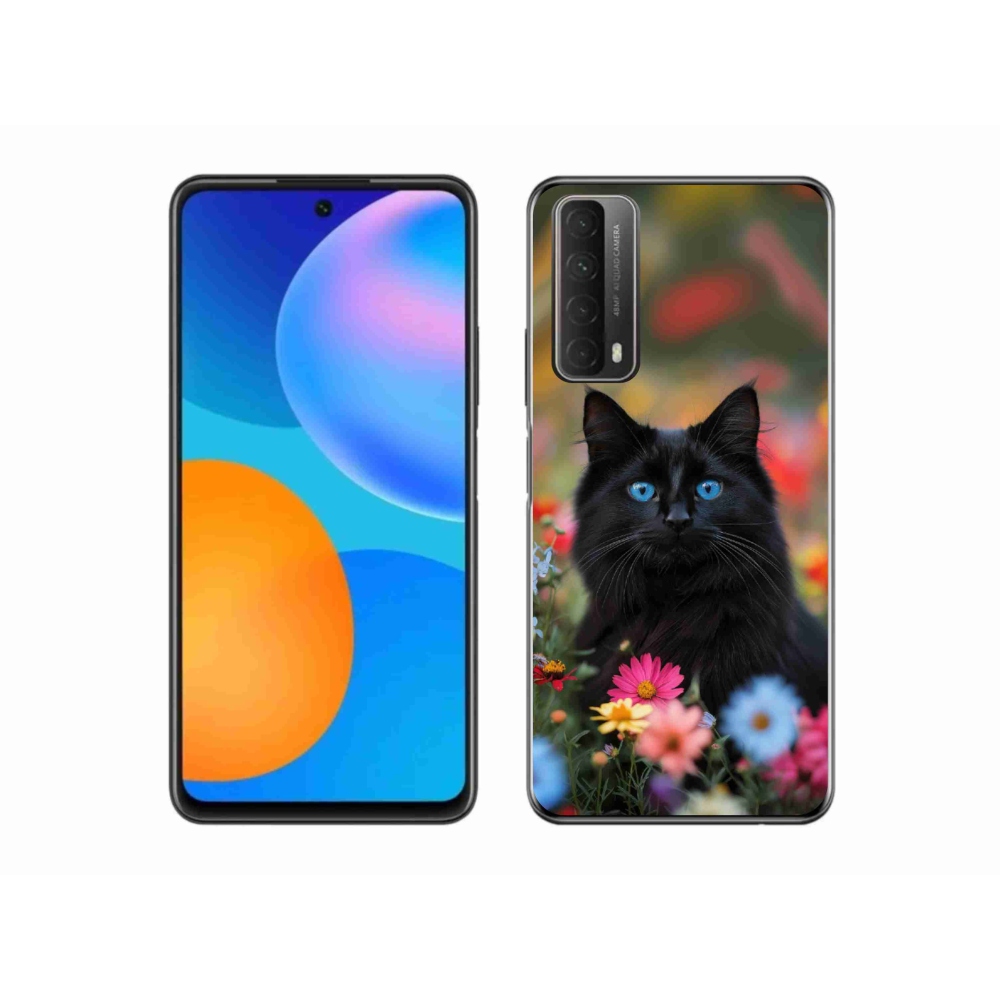 Gelový kryt mmCase na Huawei P Smart (2021) - černé kotě 4