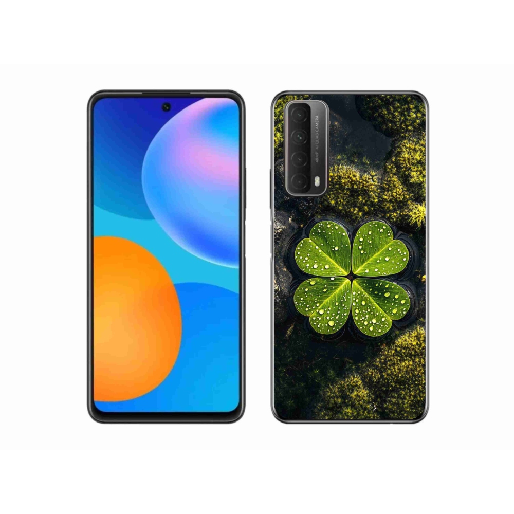Gelový kryt mmCase na Huawei P Smart (2021) - čtyřlístek
