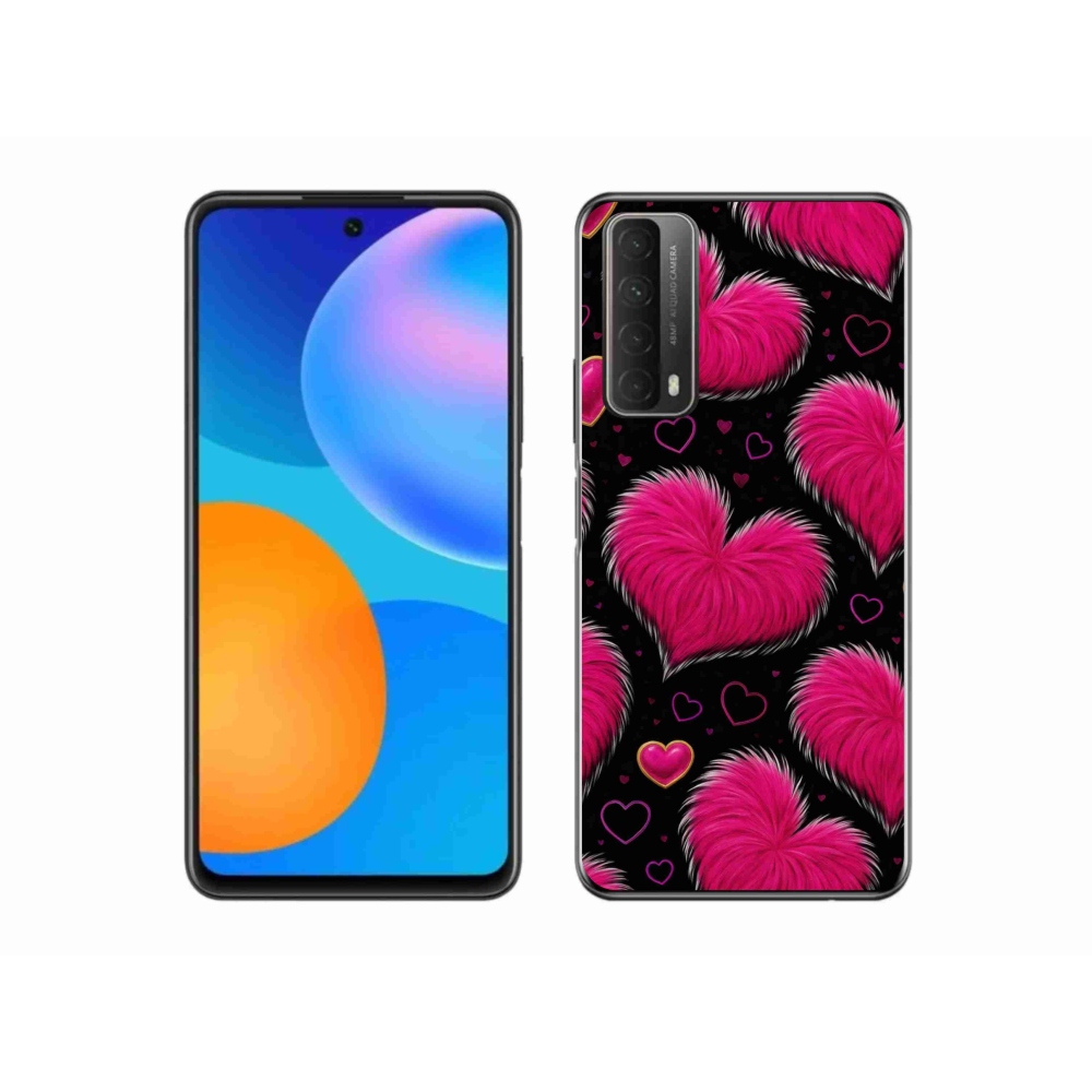 Gelový kryt mmCase na Huawei P Smart (2021) - hebká srdce