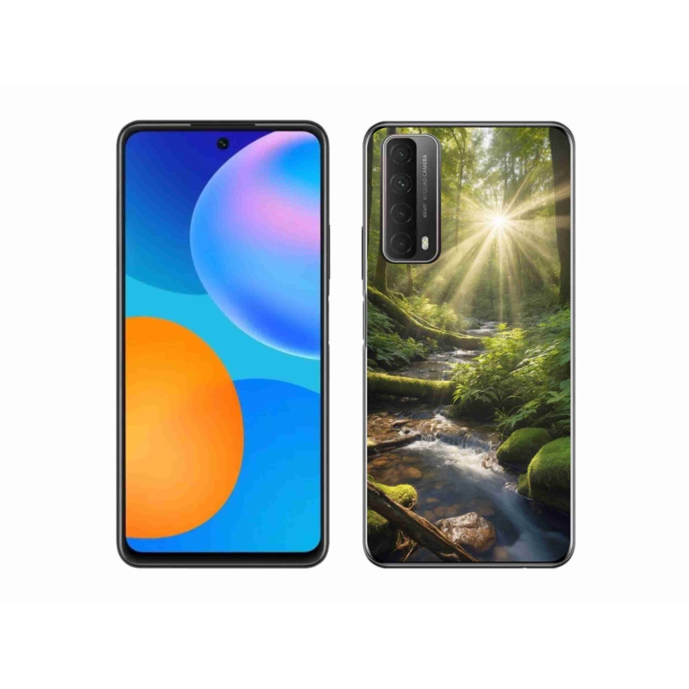Gelový kryt mmCase na Huawei P Smart (2021) - hlubina lesa