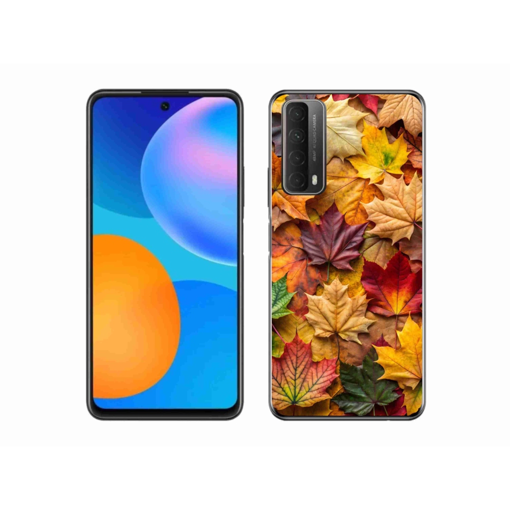 Gelový kryt mmCase na Huawei P Smart (2021) - javorové listy 2