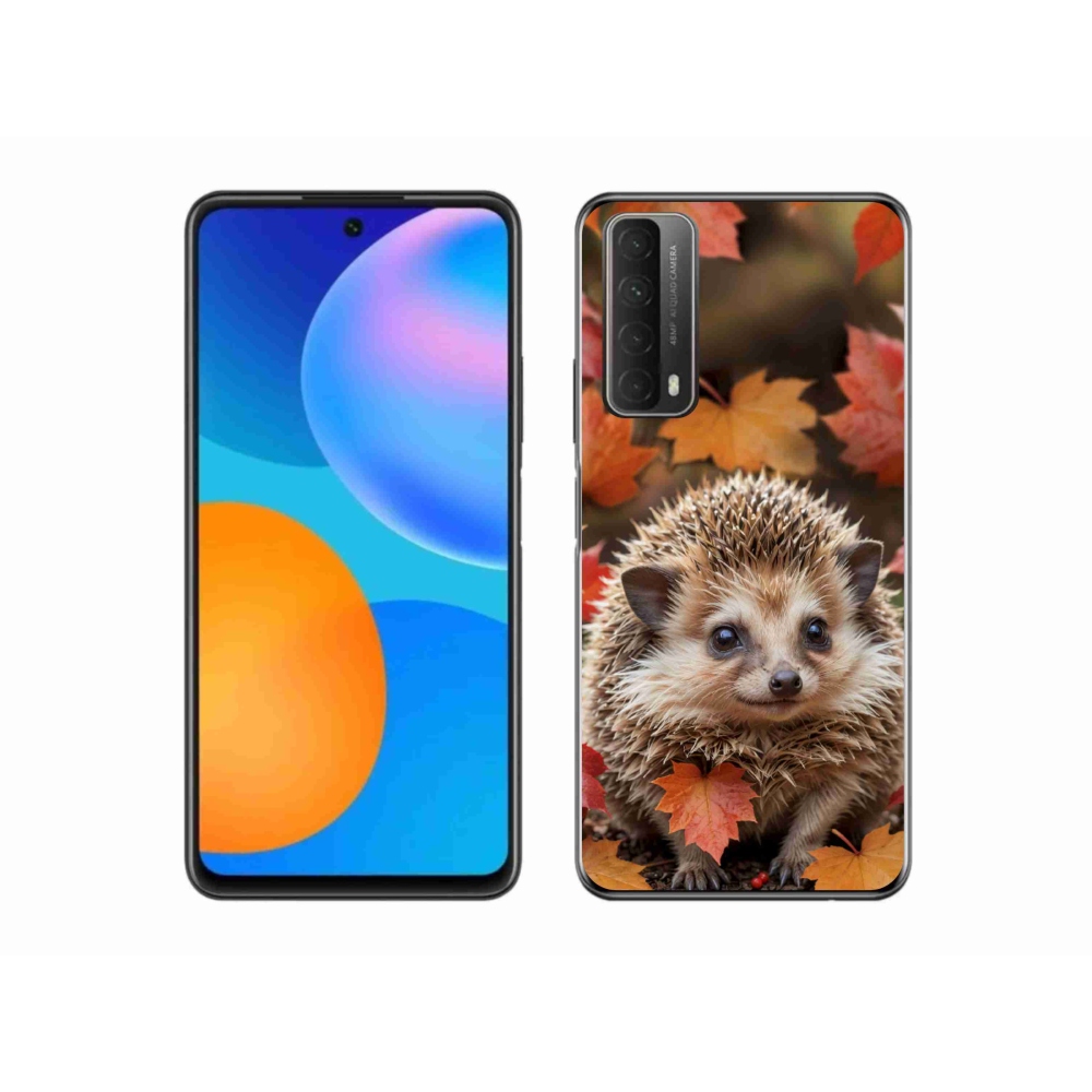 Gelový kryt mmCase na Huawei P Smart (2021) - ježek v listí