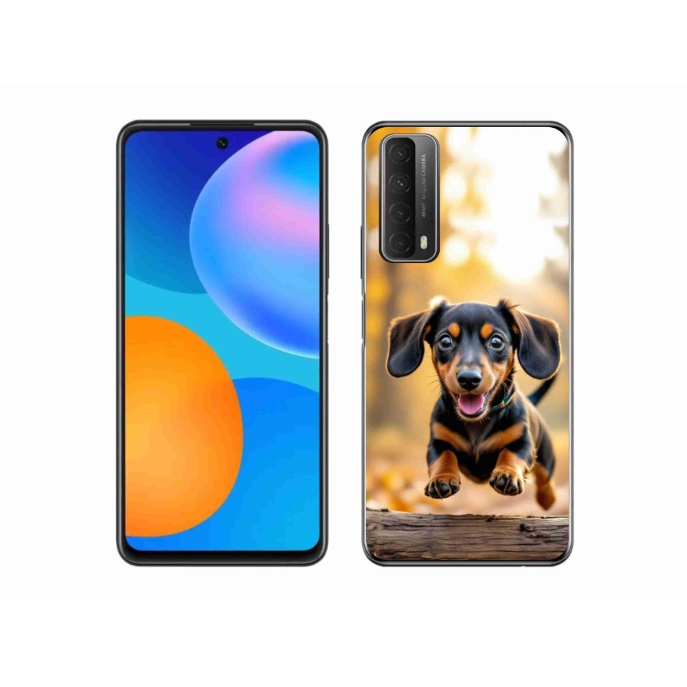 Gelový kryt mmCase na Huawei P Smart (2021) - jezevčík 2