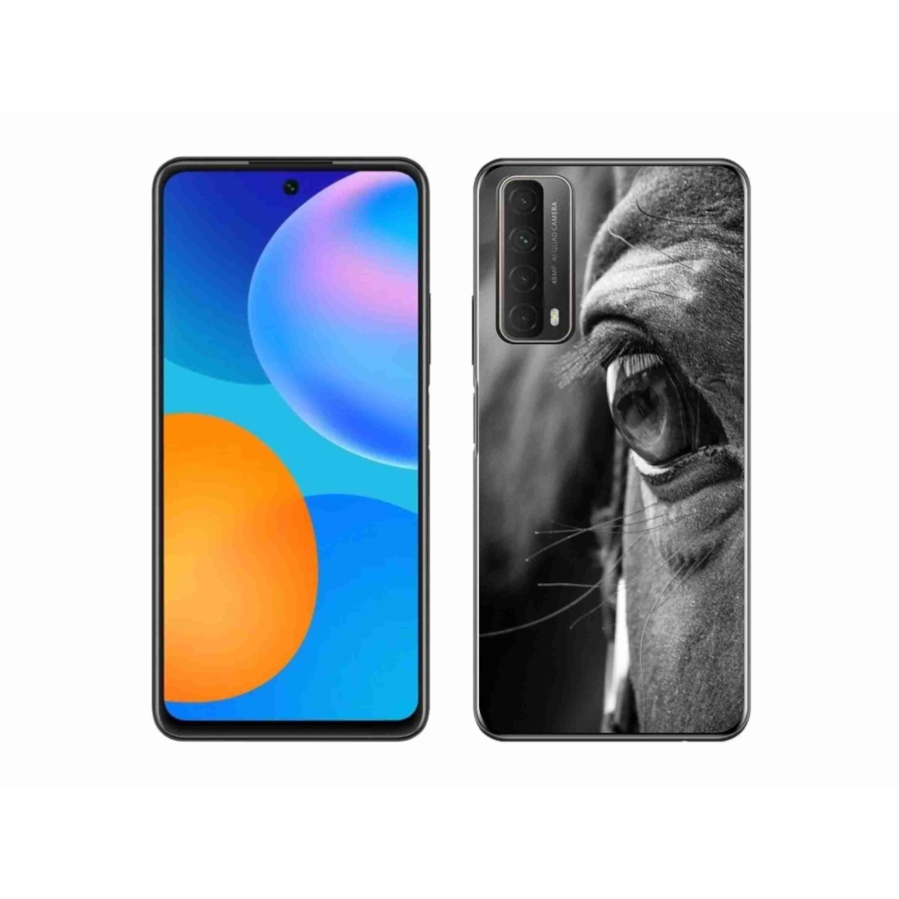 Gelový kryt mmCase na Huawei P Smart (2021) - koňský pohled