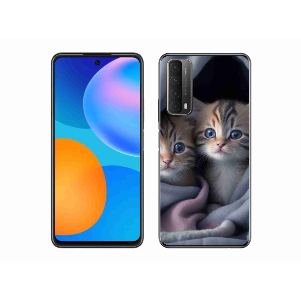 Gelový kryt mmCase na Huawei P Smart (2021) - kočičí duo 2