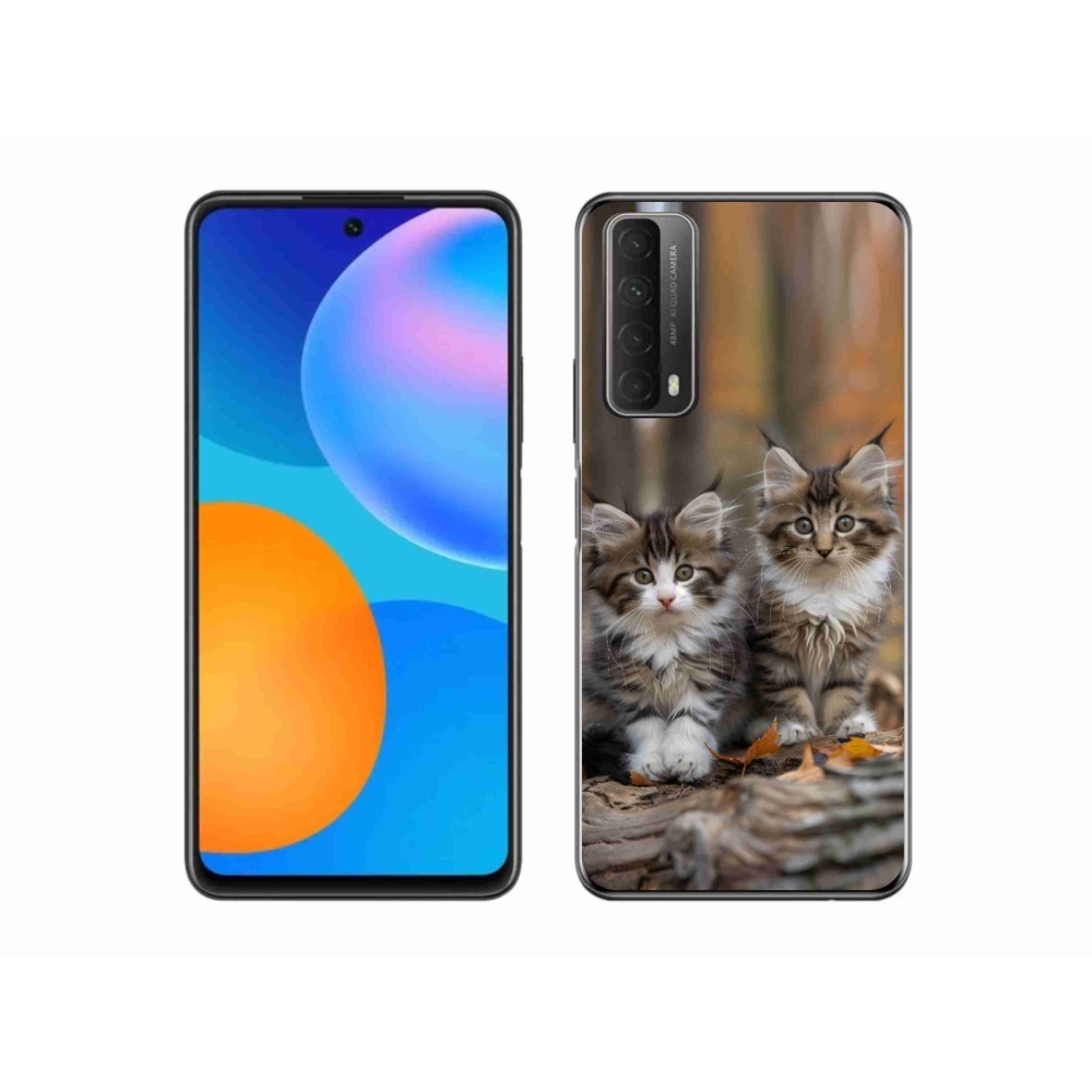 Gelový kryt mmCase na Huawei P Smart (2021) - kočičí duo 3