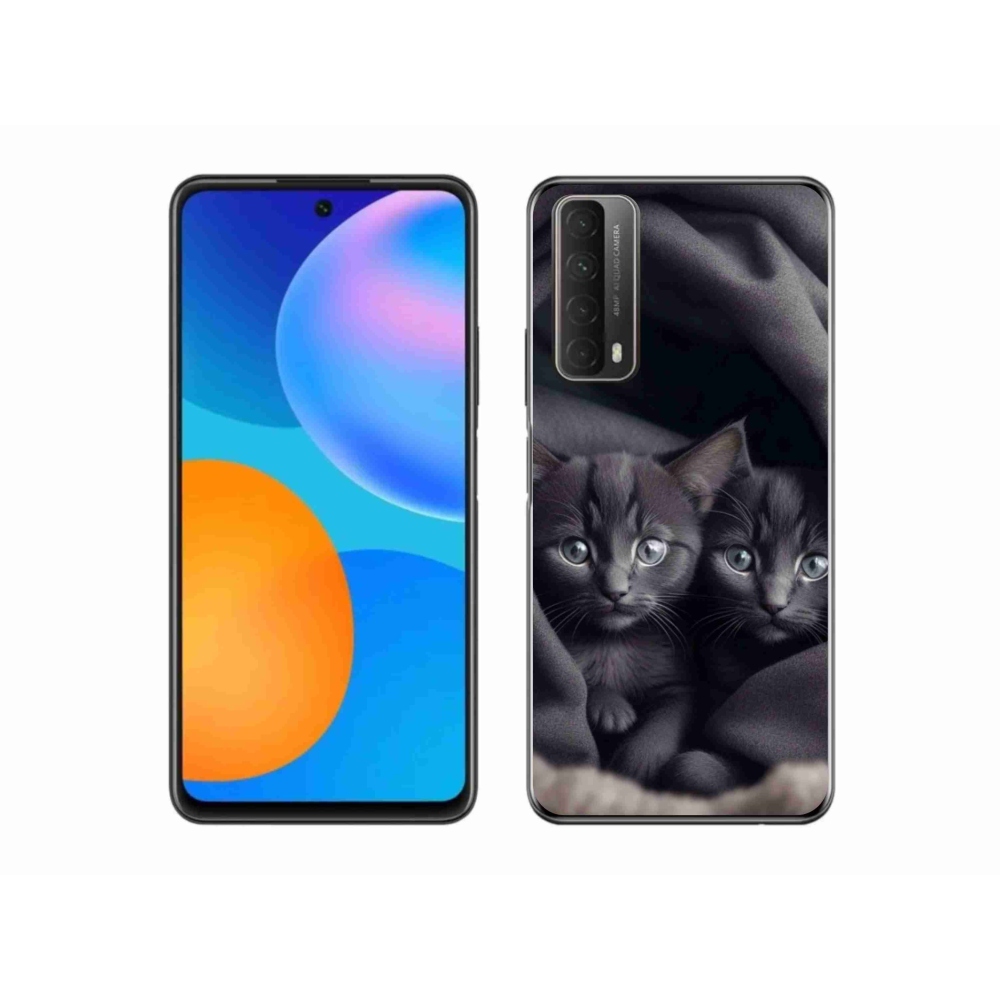 Gelový kryt mmCase na Huawei P Smart (2021) - kočičí duo