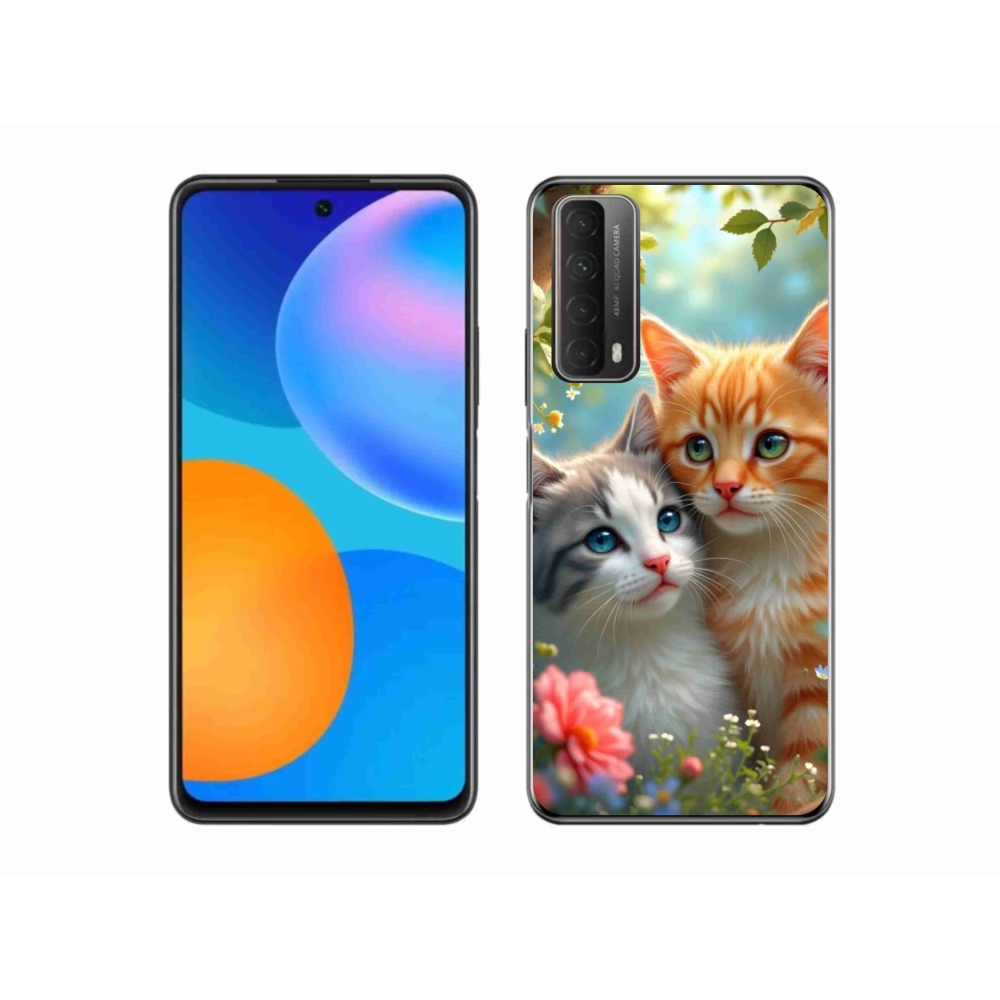 Gelový kryt mmCase na Huawei P Smart (2021) - kočičí láska 2