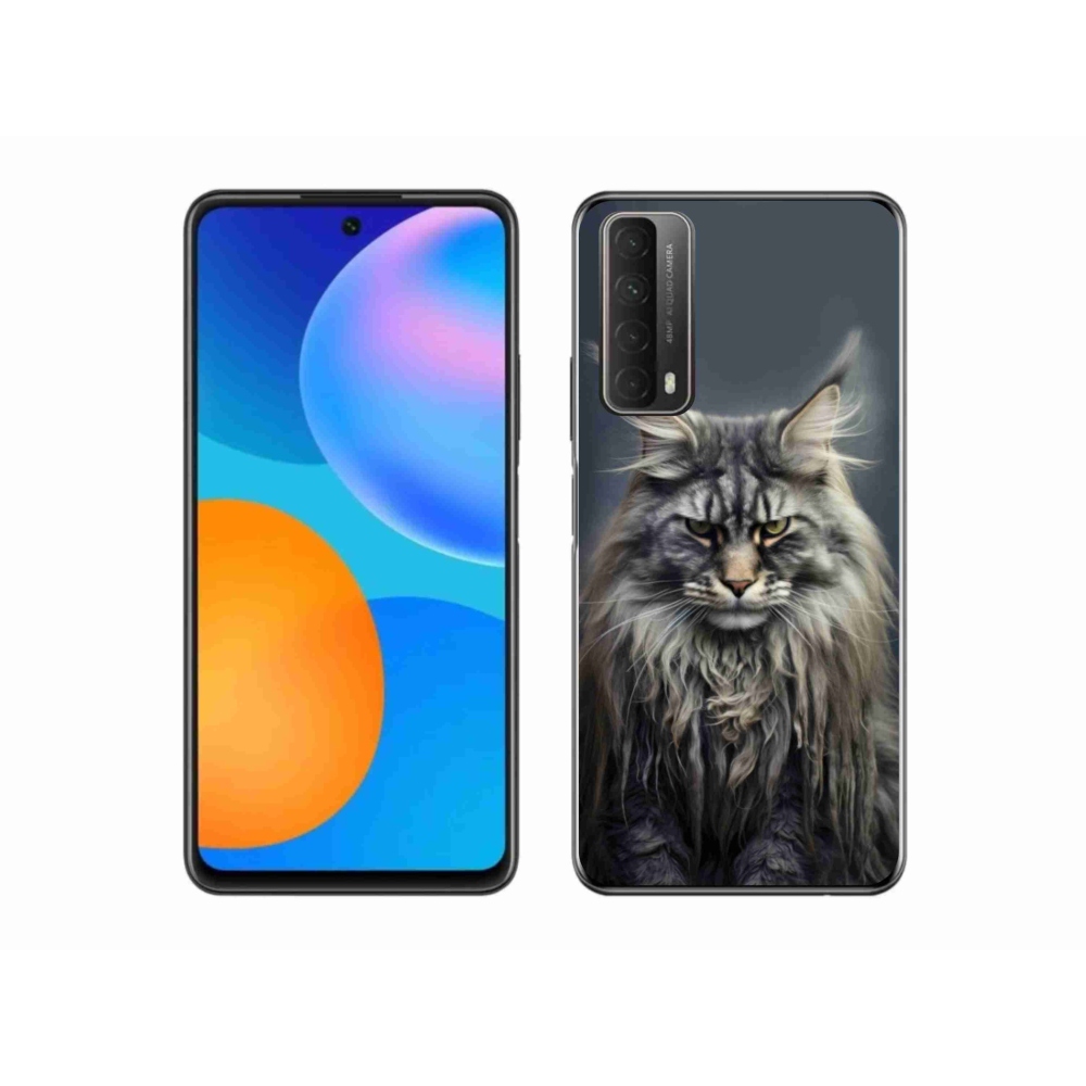Gelový kryt mmCase na Huawei P Smart (2021) - kočíčí pohled 4
